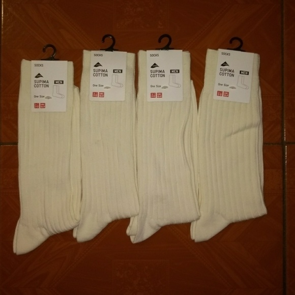 off white color socks